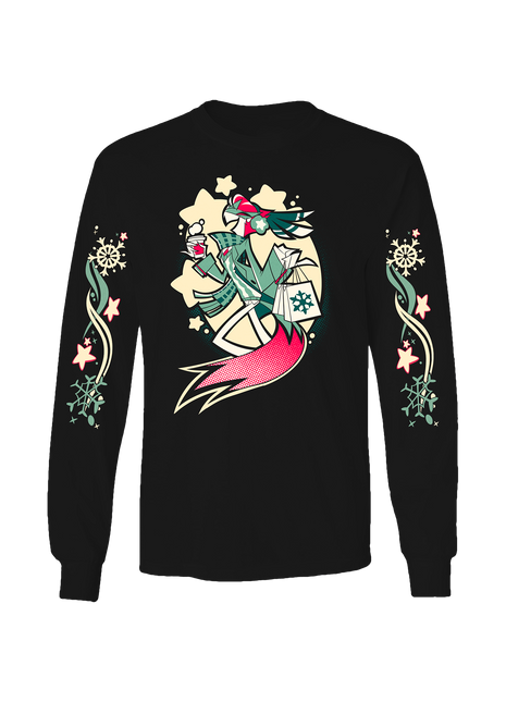 Long Sleeve Shirt - Vassago - Cozy Winter w/Printed Sleeves *PRE-ORDER*