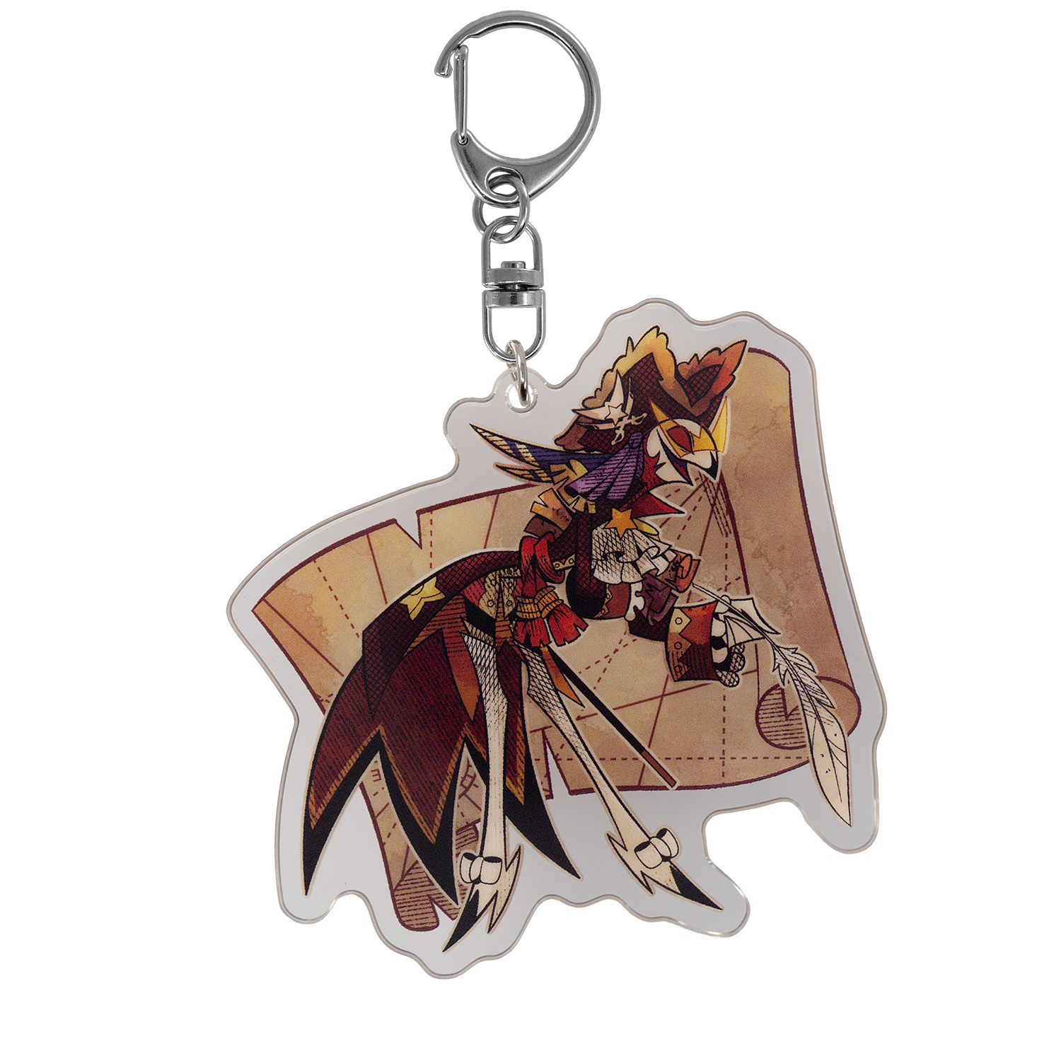 Vassago - Pirates - Summer Keychain *LIMITED STOCK* – Shark Robot Vassago - Pirates - Summer Keychain *LIMITED STOCK* – Shark Robot