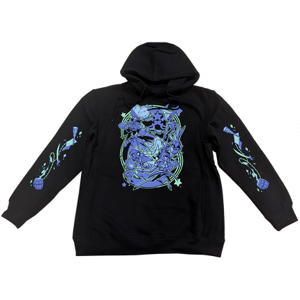 Pullover Hoodie - Vassago's Ship w/Printed Sleeves *LAST CHANCE*