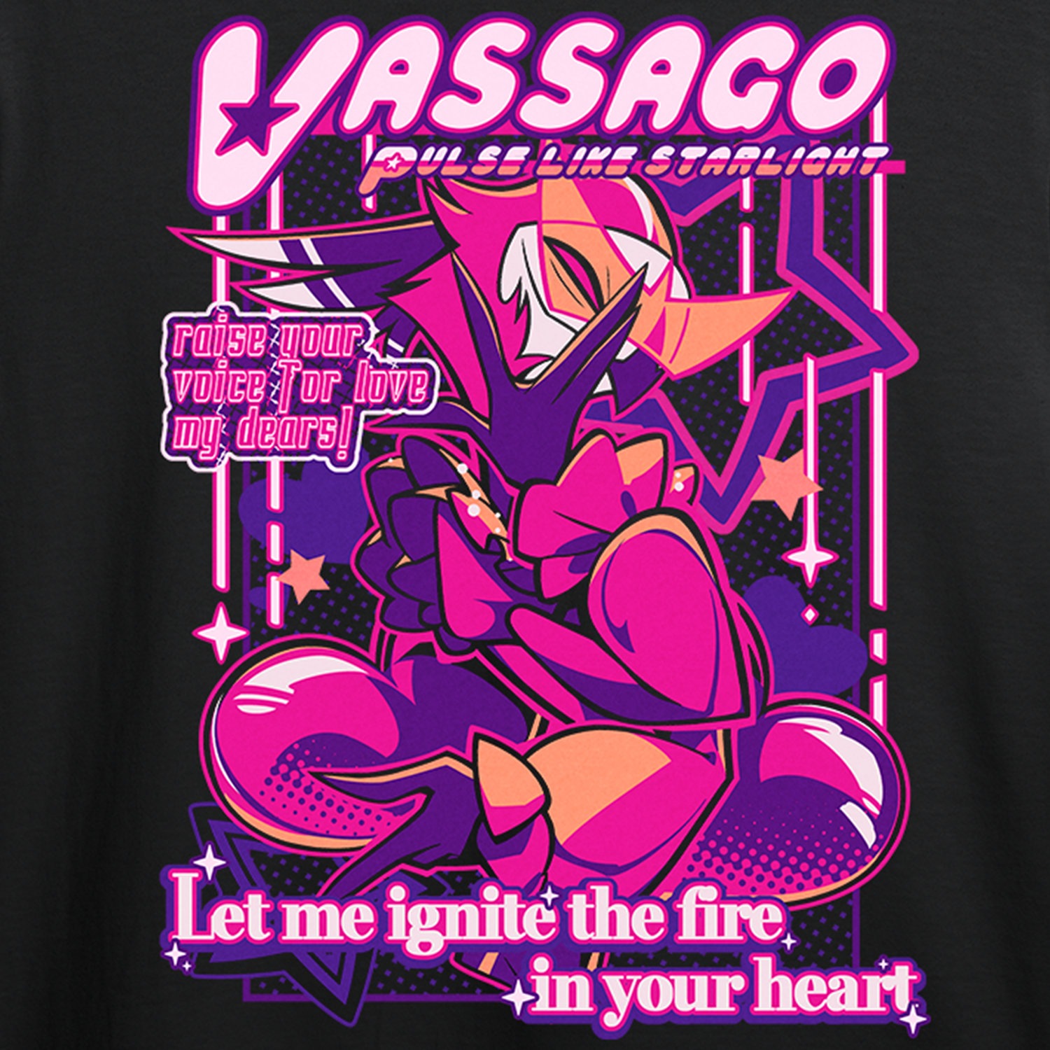 Shark Robot ヴェロシカ ヘルヴァボス Pullover Hoodie - Vassago - From Helluva Boss with Love *PRE-ORDER