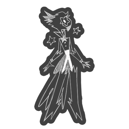 Sketchy Vassago Car Decal