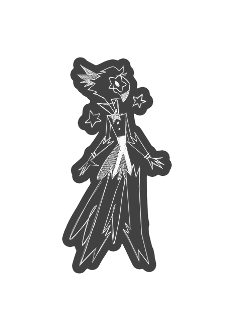 Sketchy Vassago Car Decal
