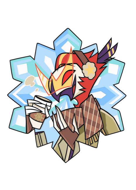 Vassago - Cozy Winter - Enamel Pin *PRE-ORDER*