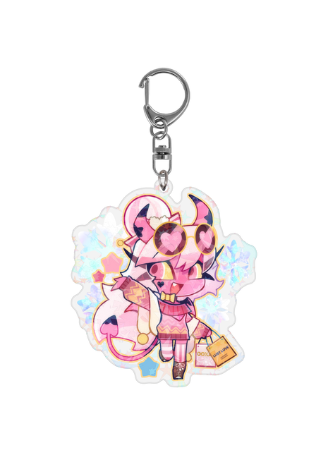 Verosika - Cozy Winter - Holographic Keychain *LIMITED STOCK*