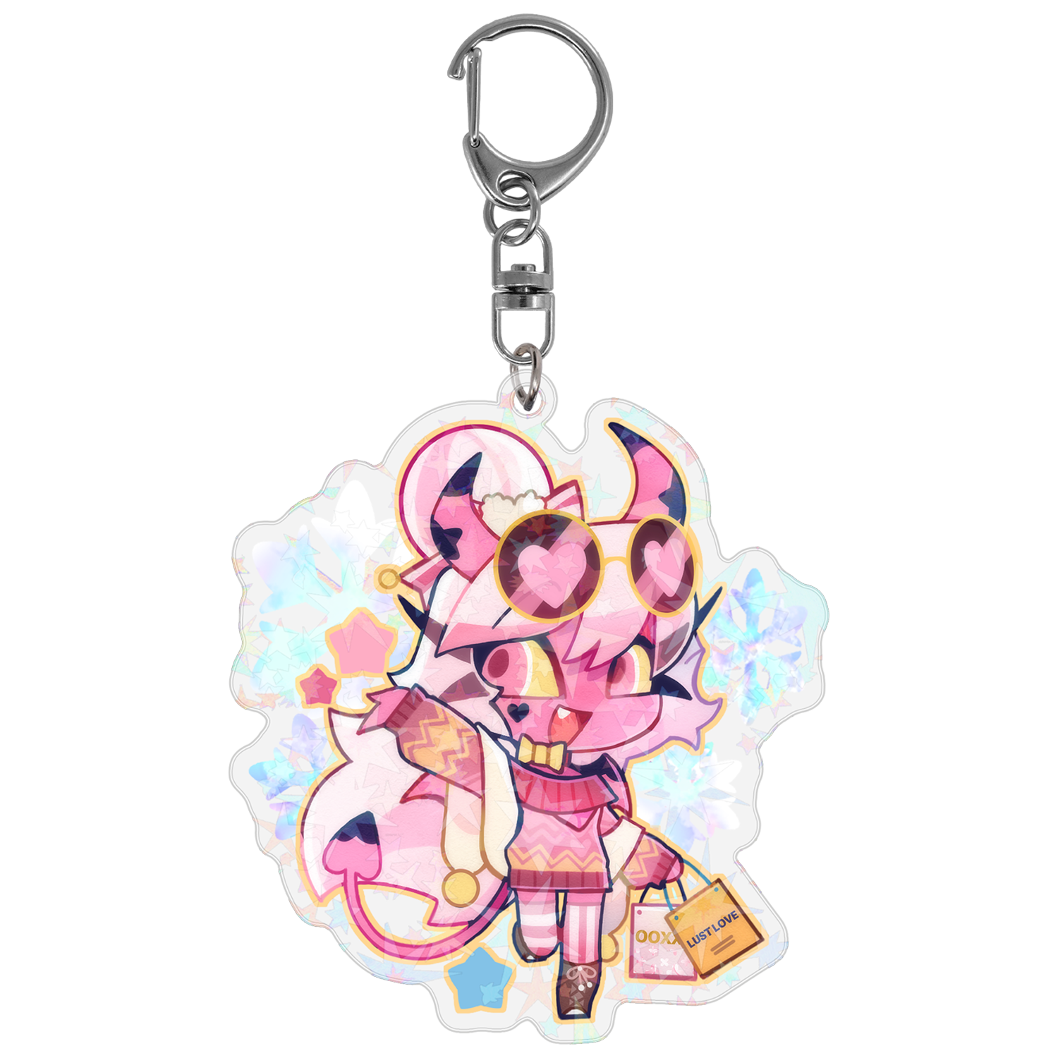 Verosika - Cozy Winter - Holographic Keychain *LIMITED STOCK Verosika - Cozy Winter - Holographic Keychain *LIMITED STOCK