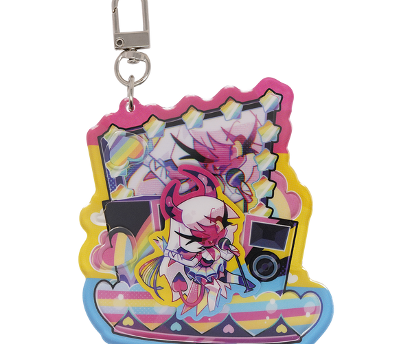 Verosika - Pride Parade - Shaker Keychain *LIMITED STOCK* – Shark