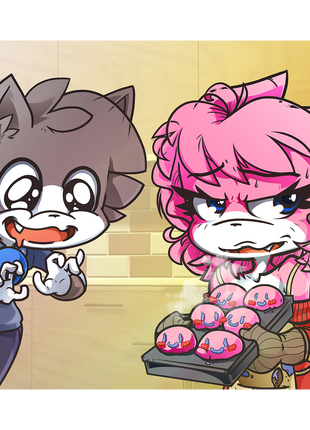 VGCats Baked Goods - Poster Print