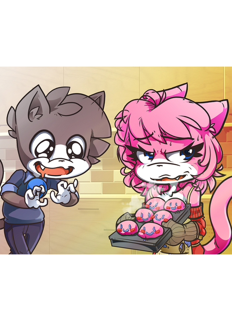 VGCats Baked Goods - Poster Print