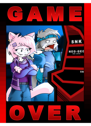 Leo & Aeris Arcade Time - Poster Print