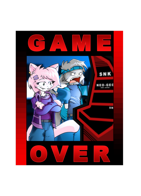 Leo & Aeris Arcade Time - Poster Print