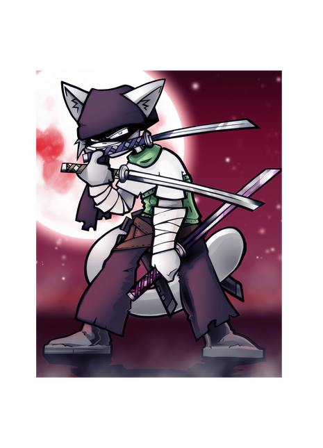 Leo Swordsman - Poster Print