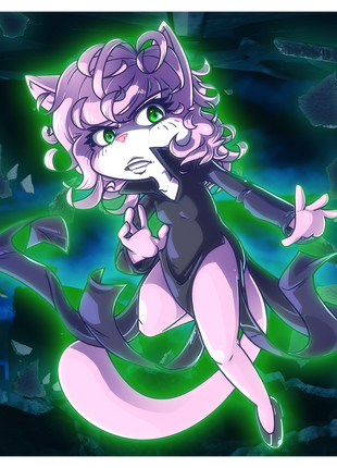 Psychic Aeris - Poster Print