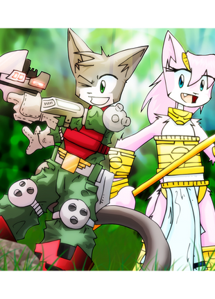 VG Cats Jungle Adventure - Poster Print