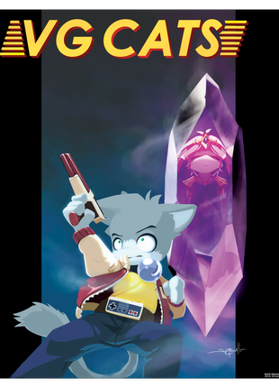 VG Cats Book Cover - Poster Print