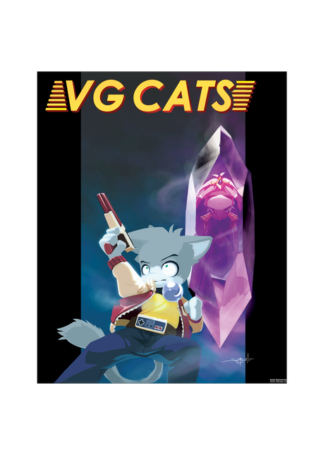 VG Cats Book Cover - Poster Print