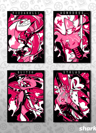 Helluva Boss Collectible Metal Cards - Valentines Wave 1 *LIMTED STOCK*