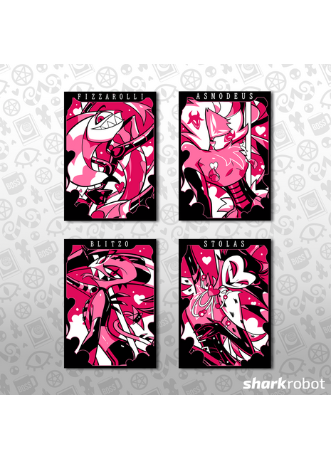 Helluva Boss Collectible Metal Cards - Valentines Wave 1 *LIMTED STOCK*