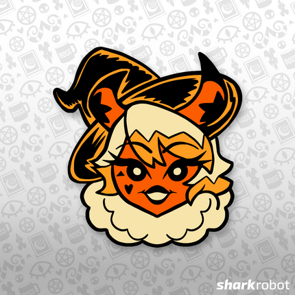 Verosika Retro - Halloween 2024 Enamel Pin