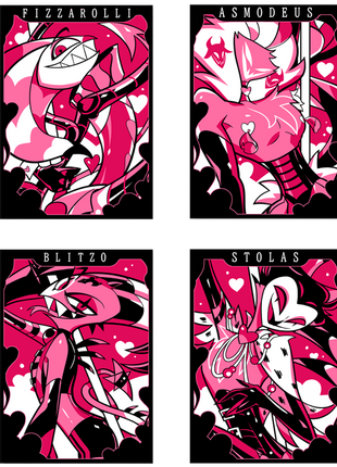 Helluva Boss Collectible Metal Cards - Valentines Wave 1 *LIMITED STOCK*