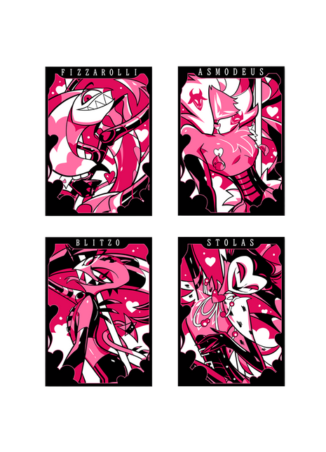 Helluva Boss Collectible Metal Cards - Valentines Wave 1 *LIMTED STOCK*