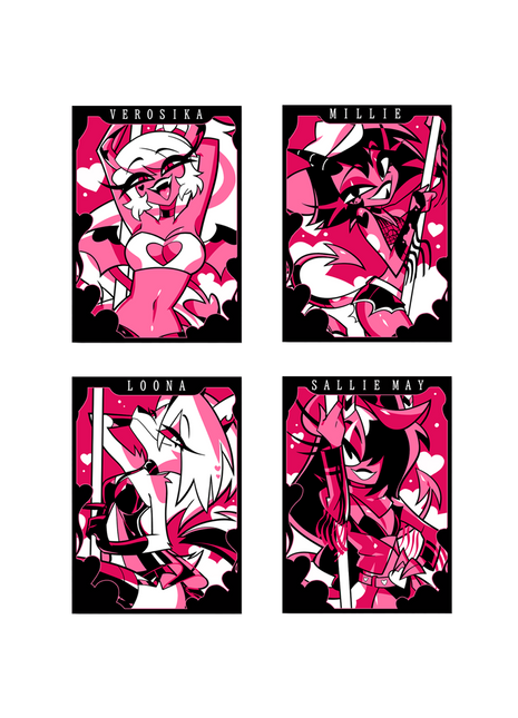 Helluva Boss Collectible Metal Cards - Valentines Wave 2 *LIMITED STOCK*