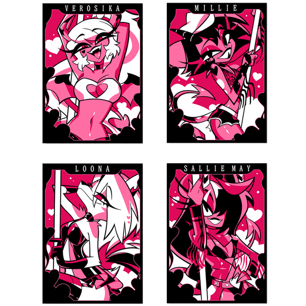 Helluva Boss Collectible Metal Cards - Valentines Wave 2 *LIMITED