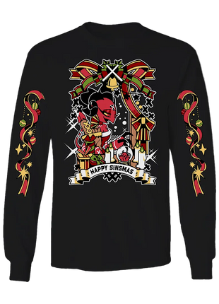 Long Sleeve Shirt - Sinsmas 2024 - Barbie Wire w/Printed Sleeves *LAST CHANCE*