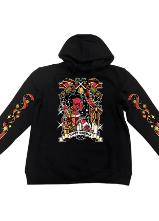 Pullover Hoodie - Sinsmas 2024 - Barbie Wire w/Printed Sleeves *SALE*