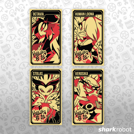 Helluva Boss Collectible Metal Cards - Series 1 - Wave 2 GOLD