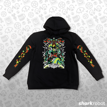 Pullover Hoodie - Sinsmas 2024 - Mammon + Glitz + Glam w/Printed Sleeves *LIMITED RUN*