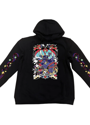 Pullover Hoodie - Sinsmas 2024 - Asmodeus + Fizz w/Printed Sleeves *SALE*