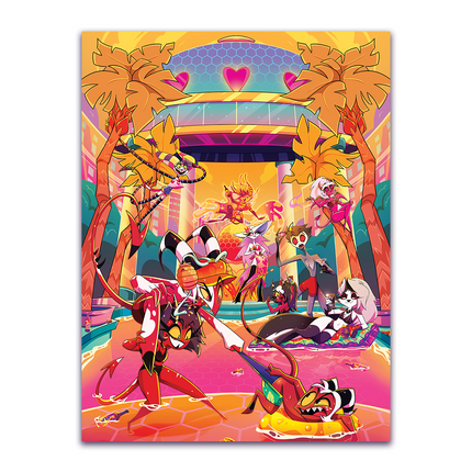 Pool Party - Poster Print *LIMITED STOCK*