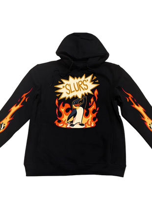 Pullover Hoodie - Slurs w/Printed Sleeves *LAST CHANCE*
