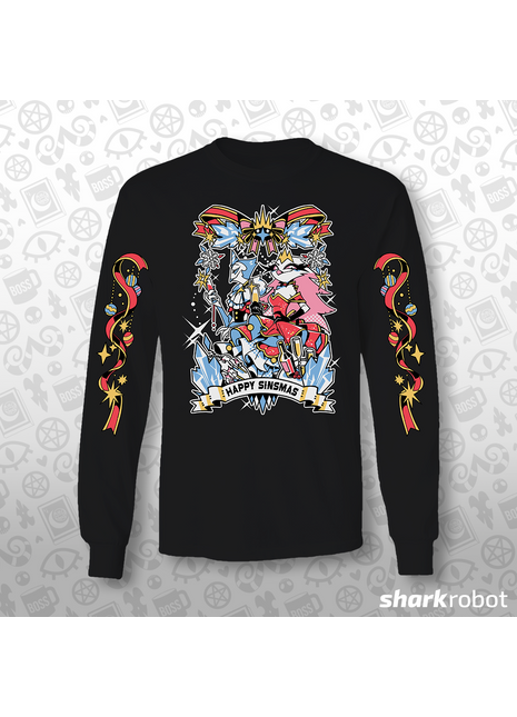 Long Sleeve Shirt - Sinsmas 2024 - Stella + Andrealphus w/Printed Sleeves *LAST CHANCE*