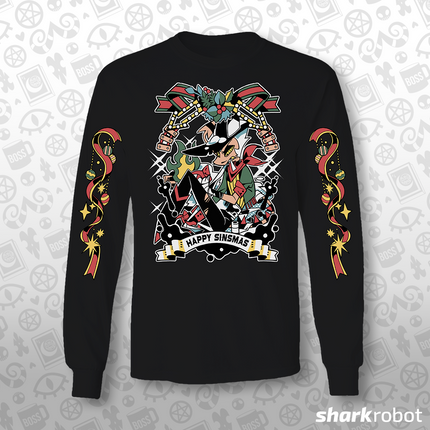 Long Sleeve Shirt - Sinsmas 2024 - Striker w/Printed Sleeves *LIMITED RUN*