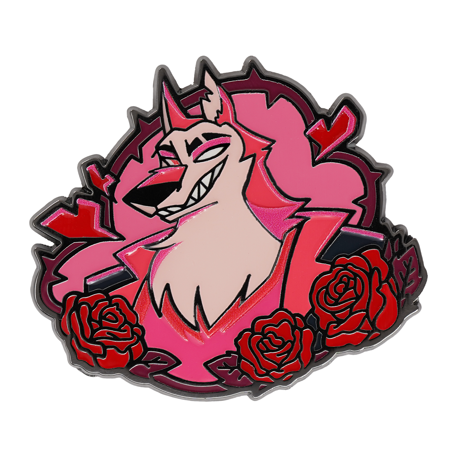 Vortex - Valentines 2025 Enamel Pin – Shark Robot