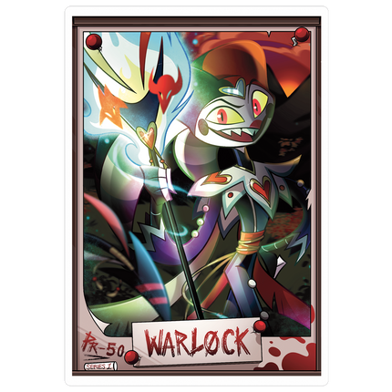 Helluva Boss Trading Cards - Warlock Promo Card (PR-50) *LIMITED STOCK*