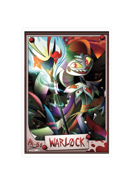 Helluva Boss Trading Cards - Warlock Promo Card (PR-50) *LIMITED STOCK*