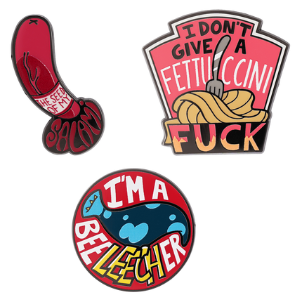 Whacked Off 3 Pin Set