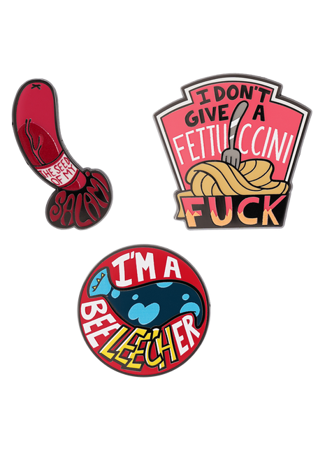 Whacked Off 3 Pin Set