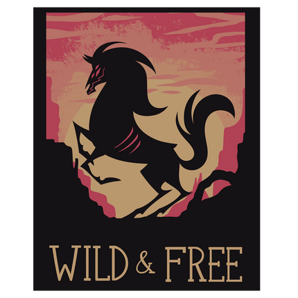 Seeing Stars - Wild and Free Poster Print
