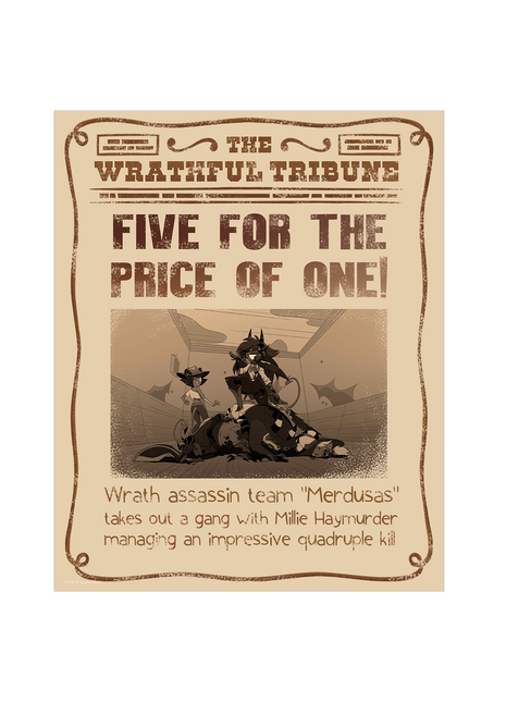 Wrathful Tribune Poster Print *LIMITED RUN*