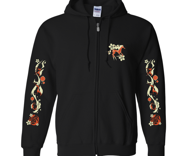 Zip-Up Hoodie - Year of the Horse Logo *LIMITED STOCK* – Shark Robot