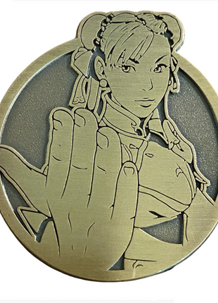 Limited Edition Emblem: Chun-Li - Street Fighter Enamel Pin