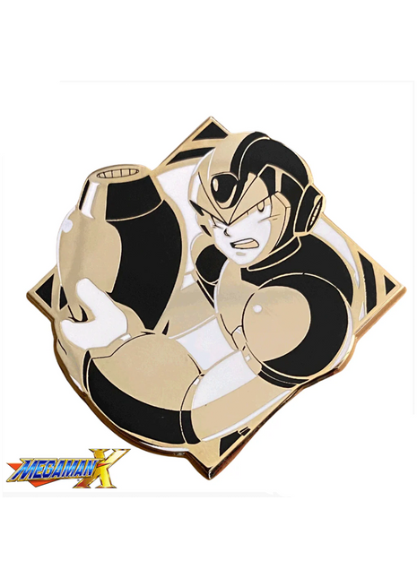 ZMS 10th Anniversary: X (In Base Armor) - Mega Man X Pin