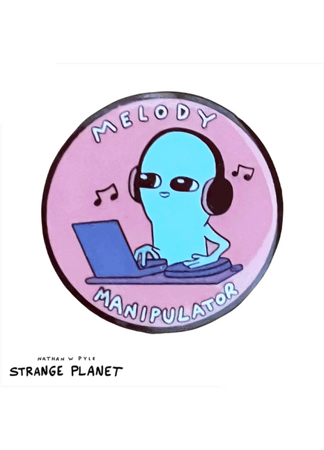 Melody Manipulator: Strange Planet Collectible Pin *LAST CHANCE*