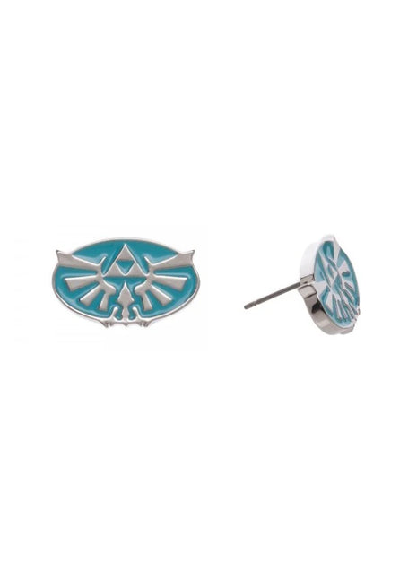 Zelda Hylian Crest Blue Earrings *LAST CHANCE*