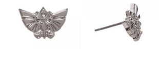Zelda Hylian Crest Silver Earrings *LAST CHANCE*