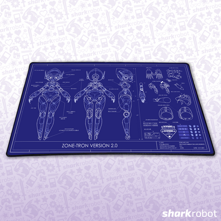 Zone-tron blueprint playmat *PRE-ORDER*