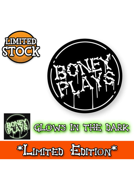 Boney Plays Emblem - Glow in the Dark Enamel Pin *SALE*